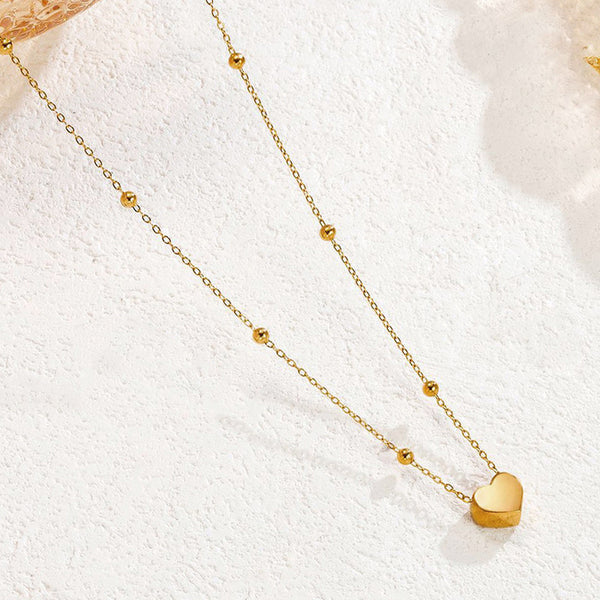 Gold-Plated Anti Tarnish Heart Themed Pendant