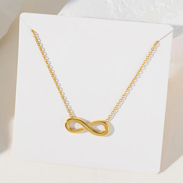Gold Plated Anti Tarnish Stainless Steel Infinity Themed contemporary Pendant