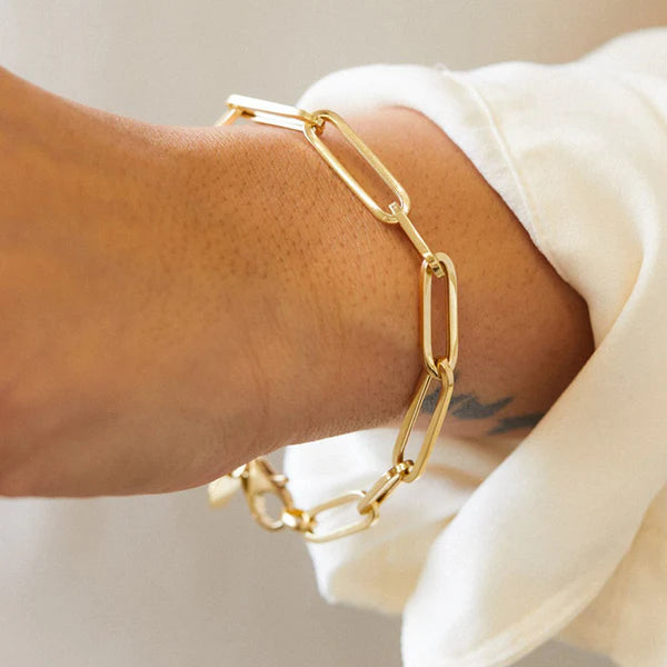 Gold Plated Anti Tarnish Stainless Steel Rope Style Wraparound Bracelet